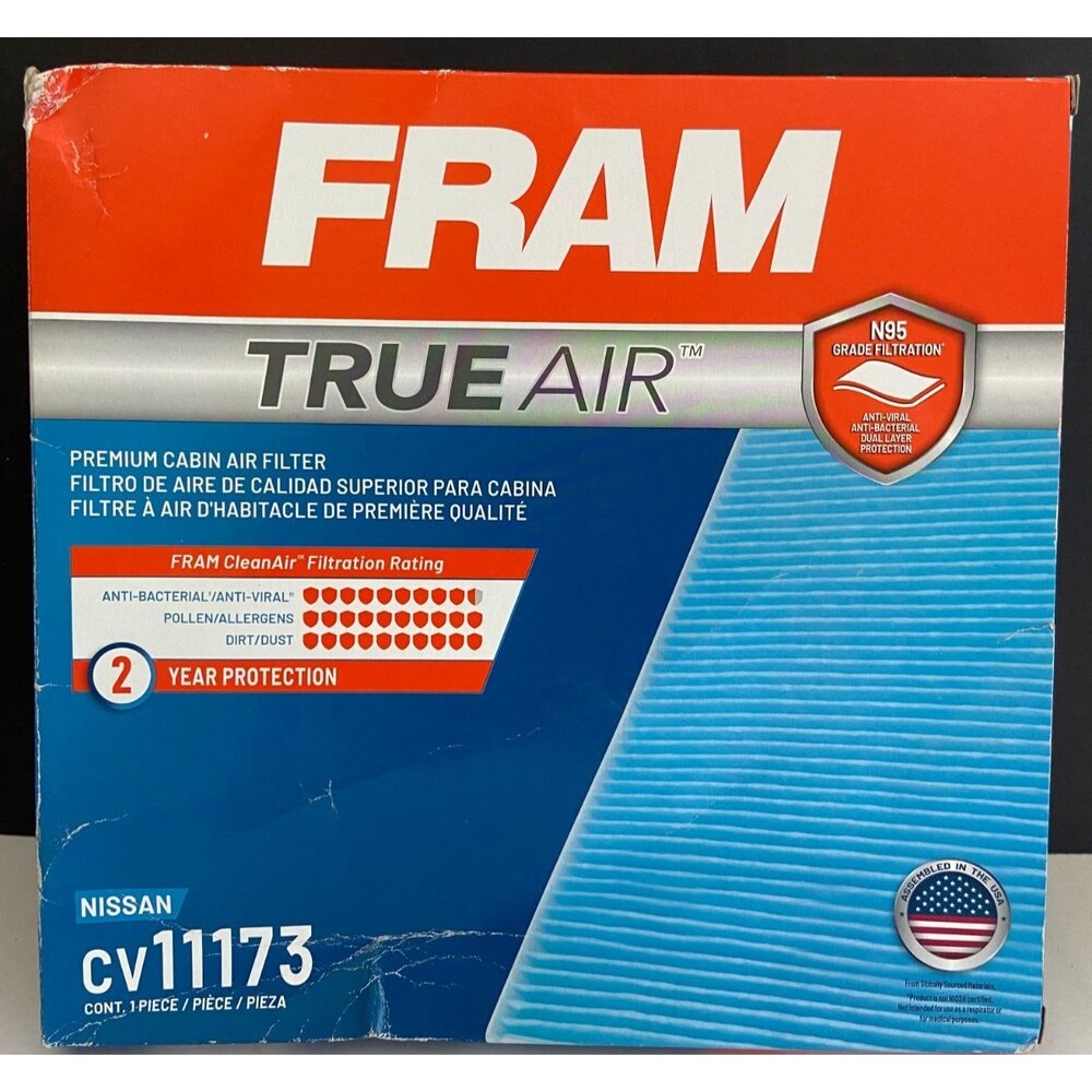 Fram True Air CV11173 Premium Cabin Air Filter For  Nissan Vehicles Brand New
